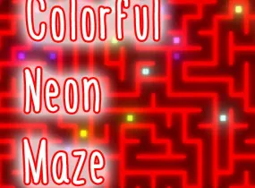 Play Colorful Neon Maze now!