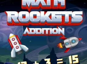 Play Math Rockets Addition now!
