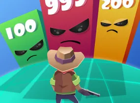 Play Shoot Block Rush 3D now!