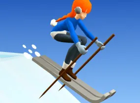 Play Ski Rush 3D now!