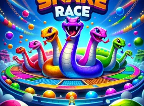 Play Snake Color Race now!
