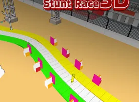 Play StickMan Stunt Race 3D now!