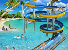 Play Water Slide Rush Racing Game now!